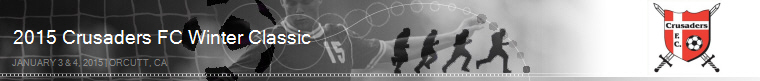 2015 Crusaders FC Winter Classic, Orcutt, CA banner